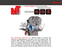 Tablet Screenshot of nt-networks.com